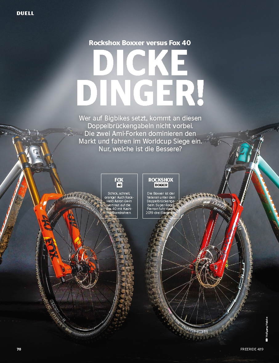 Rockshox Boxxer vs Fox 40